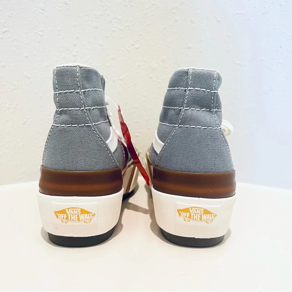 Vans SK-8 Hi Top Tapered Stacked Platform Blue Unisex Sneakers/Sz:W:5/M:3.5/NWT - Picture 16 of 16